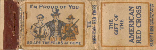 Red Cross Matchbook