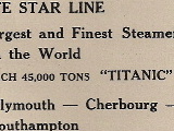 Titanic magazine ad