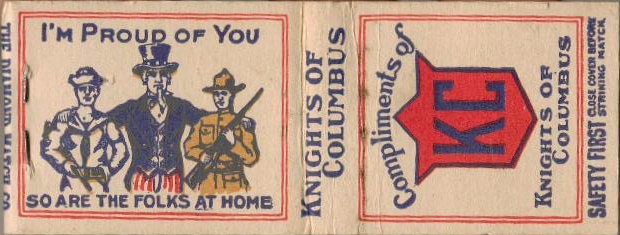 Knights of Columbus Matchbook