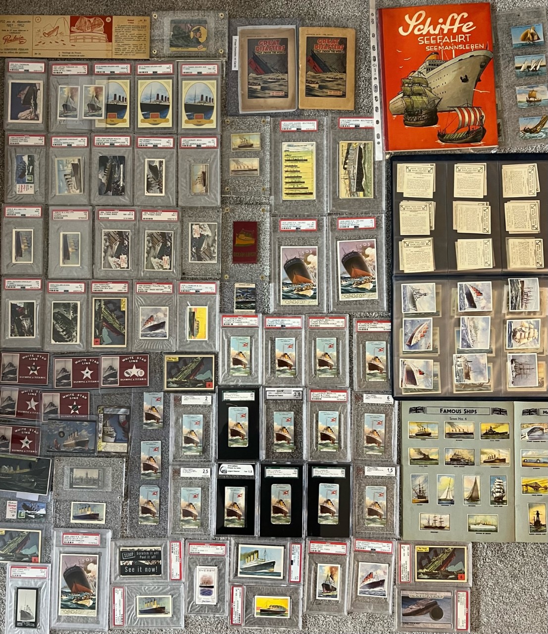 Titanic Cards - PSA, BGS and others