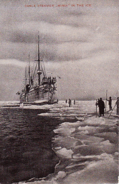 Cable Ship Minia 1908 Post Card
